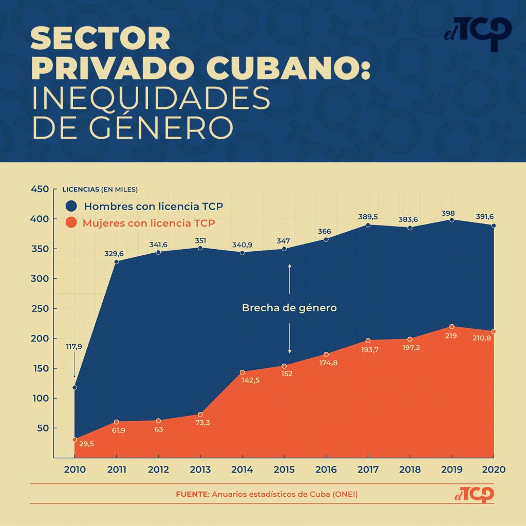 Inequidades de género en el sector privado.